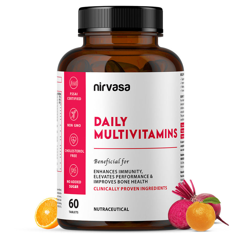 Nirvasa Daily Multivitamin Tablets (60 Tabs) (Buy 1 & Get 1)