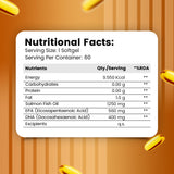 Nirvasa Salmon Fish Oil TS Softgels 60 Capsule