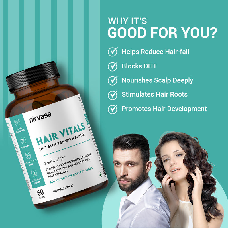 Anti-Hairfall Shampoo and Hair Vitals Tablets Combo