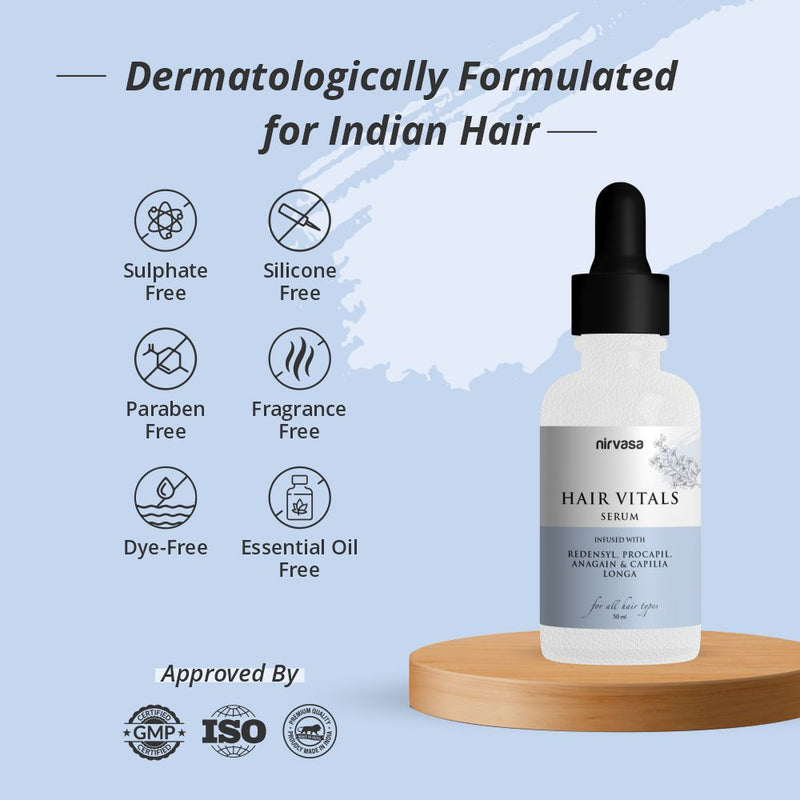 Nirvasa Hair Vitals Serum 50 ml (Buy 1 & Get 1)