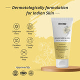 Nirvasa SPF50+ Sunscreen Gel 50 ml (Buy 1 & Get 1)