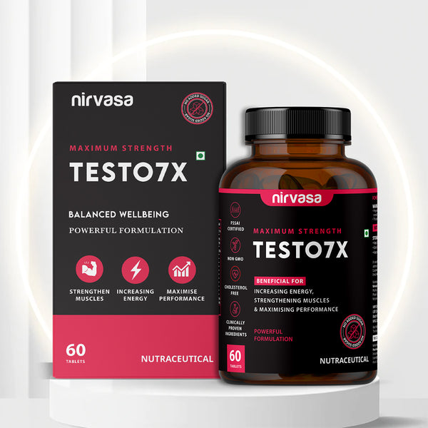 Nirvasa Testo7X Tablets (60 Tabs)