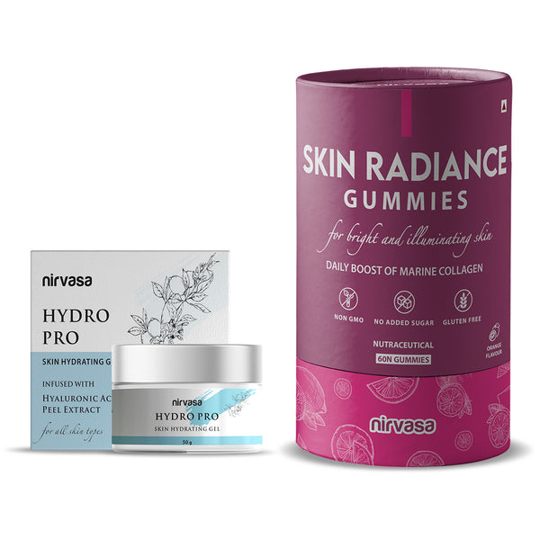 Hydro Pro Gel and Skin Radiance Gummies Combo