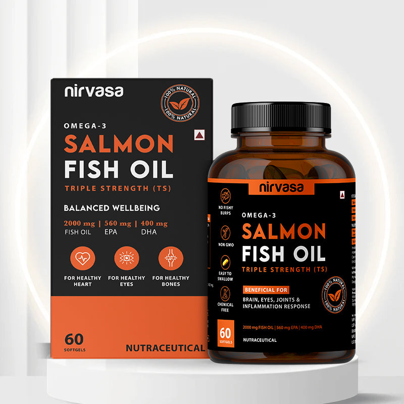 Nirvasa Salmon Fish Oil TS Softgels 60 Capsule