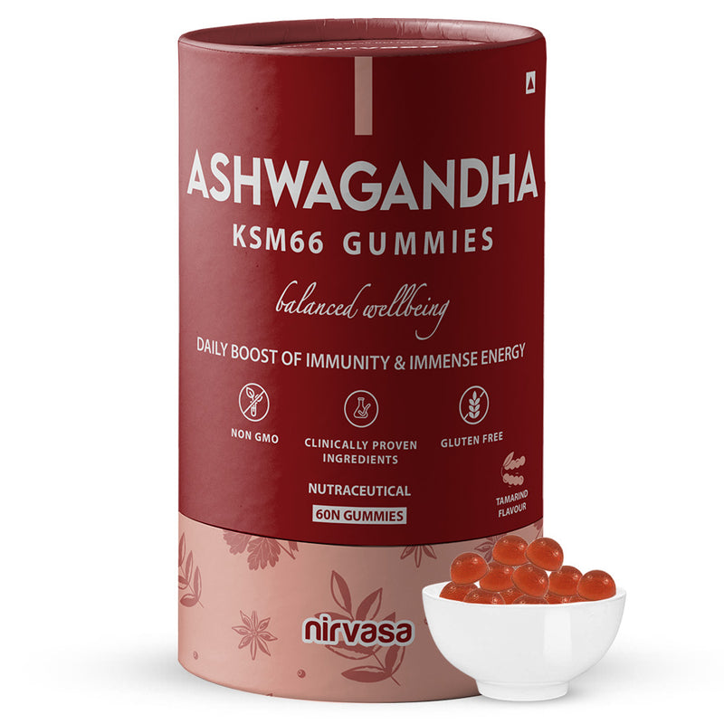 Nirvasa Ashwagandha KSM66 Gummies (60)