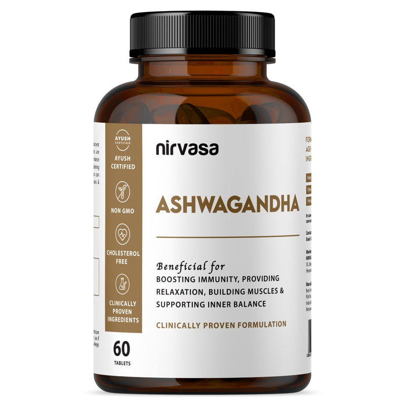 Nirvasa Ashwagandha Tablets 60 Tabs