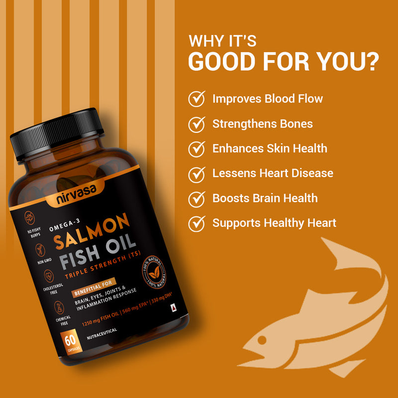 Best Salmon Fish Oil TS & Daily Multivitamin Tablets Combo Online – NIRVASA