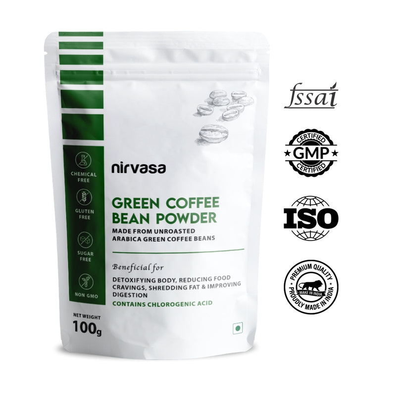 Nirvasa Unroasted Green Coffee Powder 100g