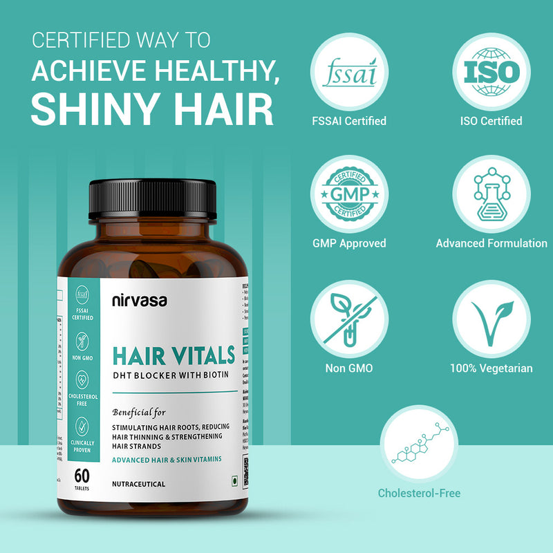 Nirvasa Hair Vitals Tablets (60 Tabs)