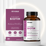Nirvasa Plant-Based Biotin Tablets (60 Tabs)